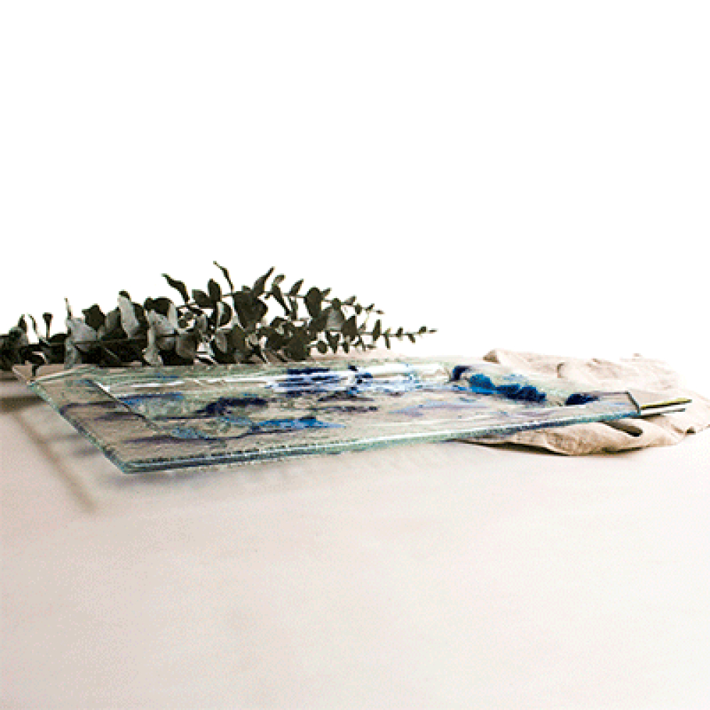 Big serving platter delfines