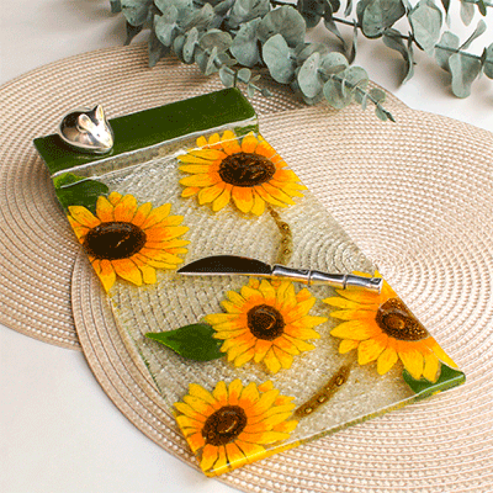 girasoles serving board