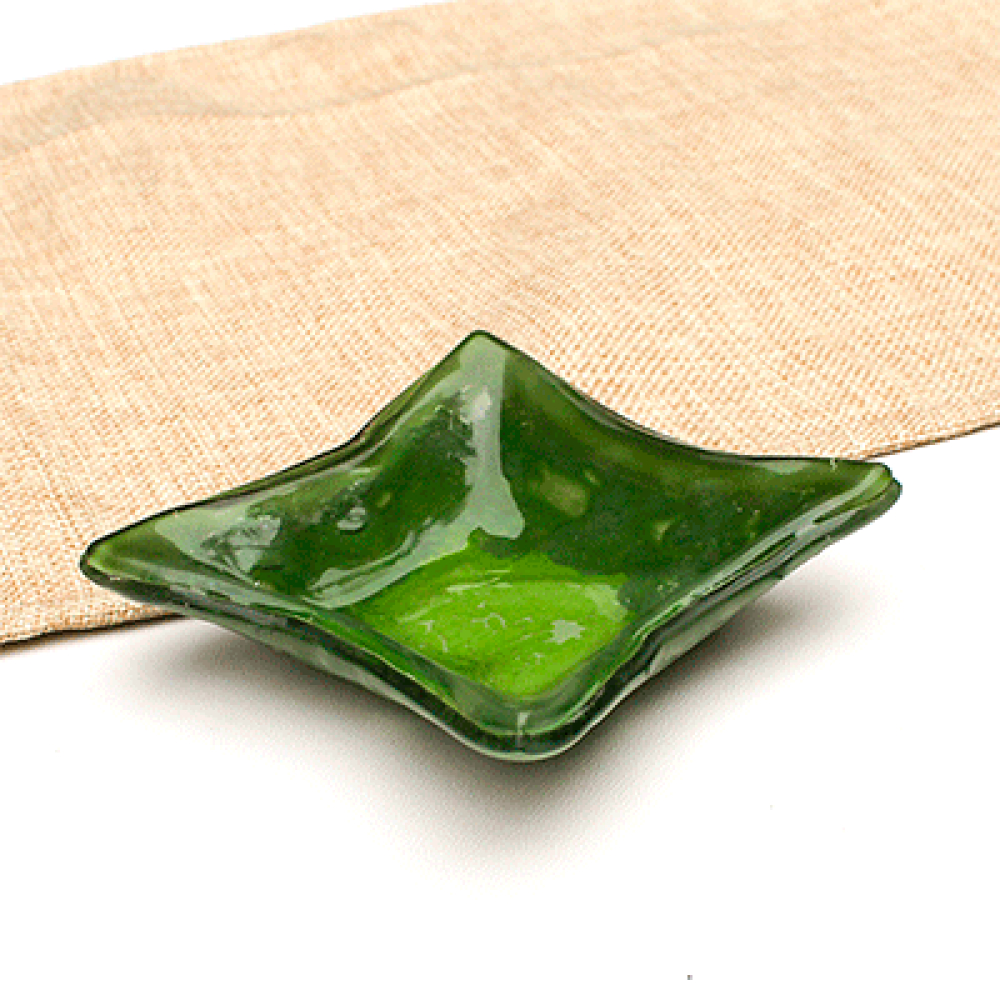 Set of 3 green dipping bowl