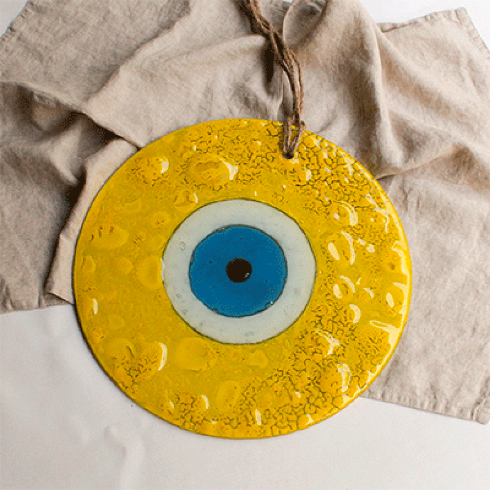 yellow turkish eye to hang