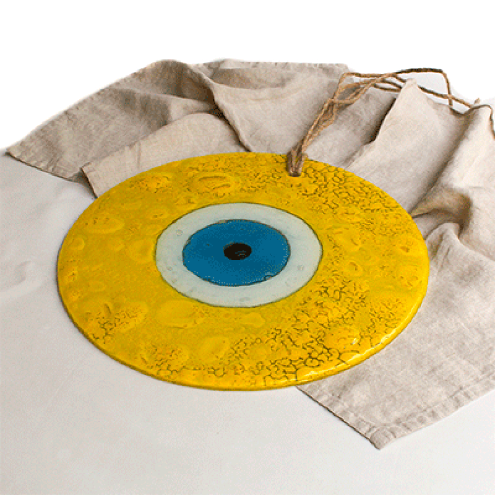yellow turkish eye to hang