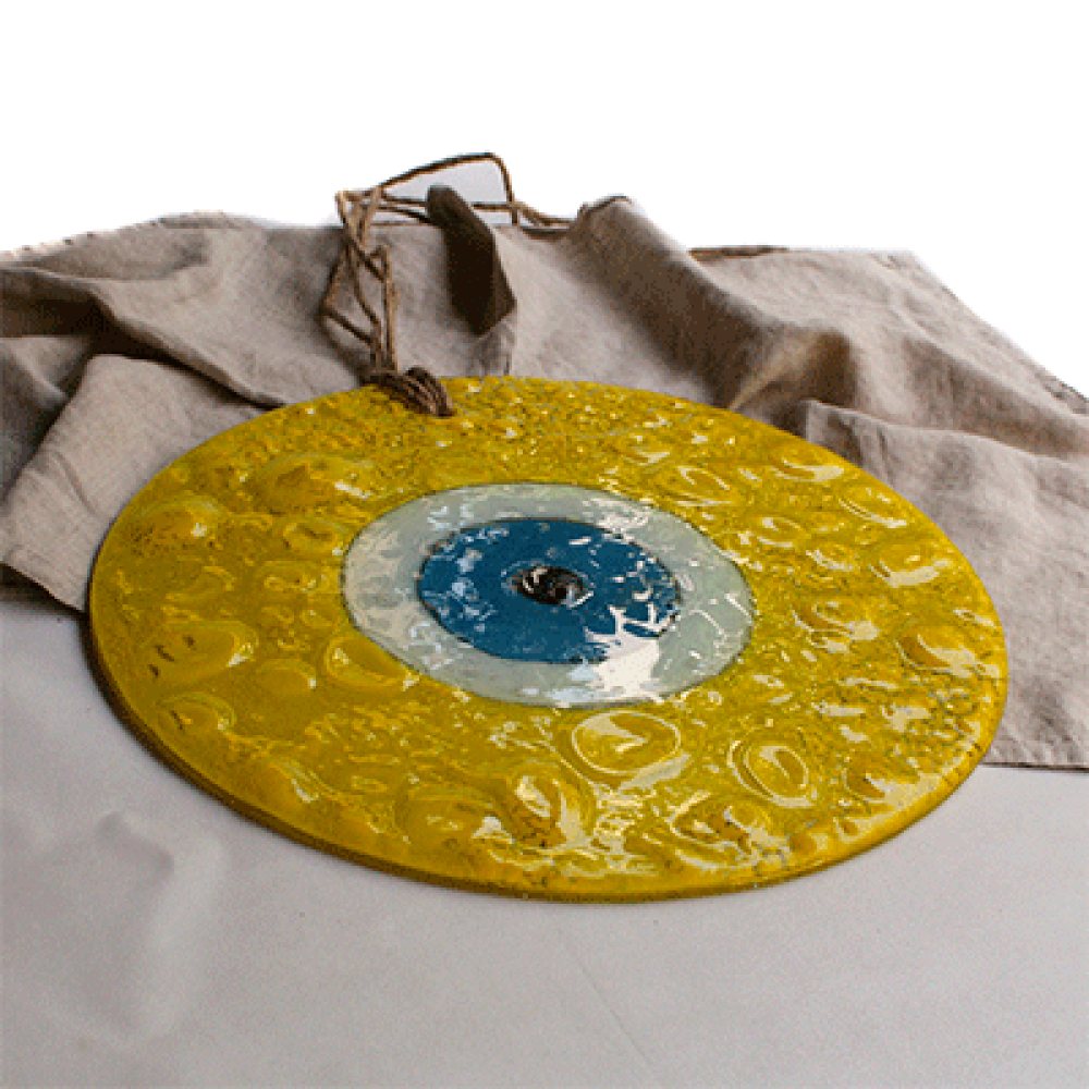 yellow turkish eye to hang