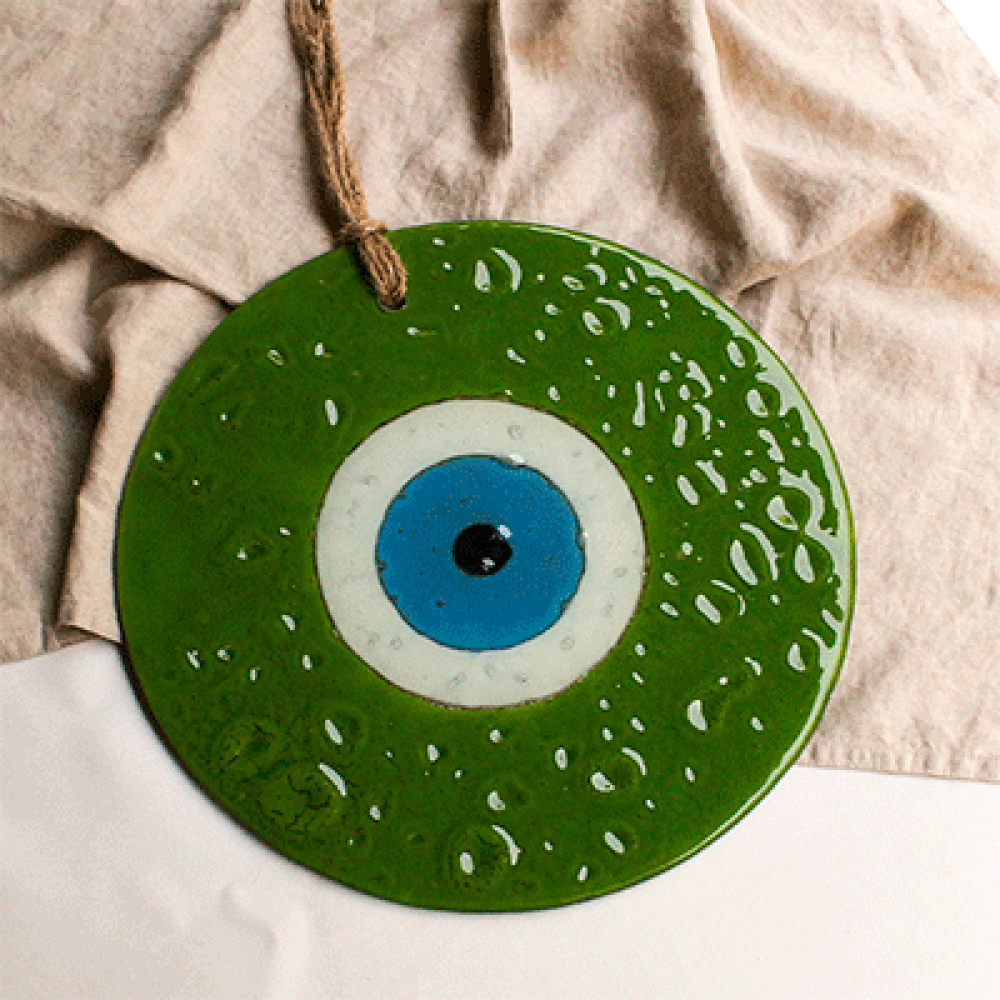 Green turkish eye to hang