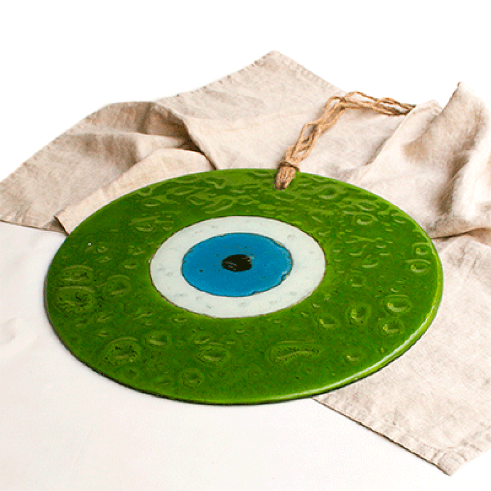 Green turkish eye to hang