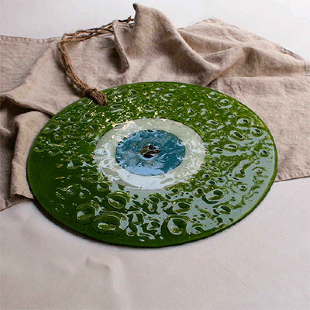 Green turkish eye to hang