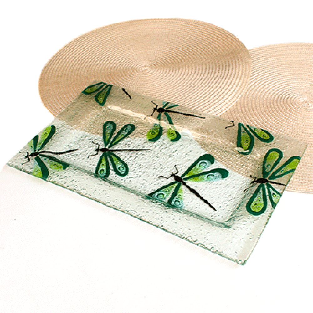 Serving Platter lib&eacute;lula verde