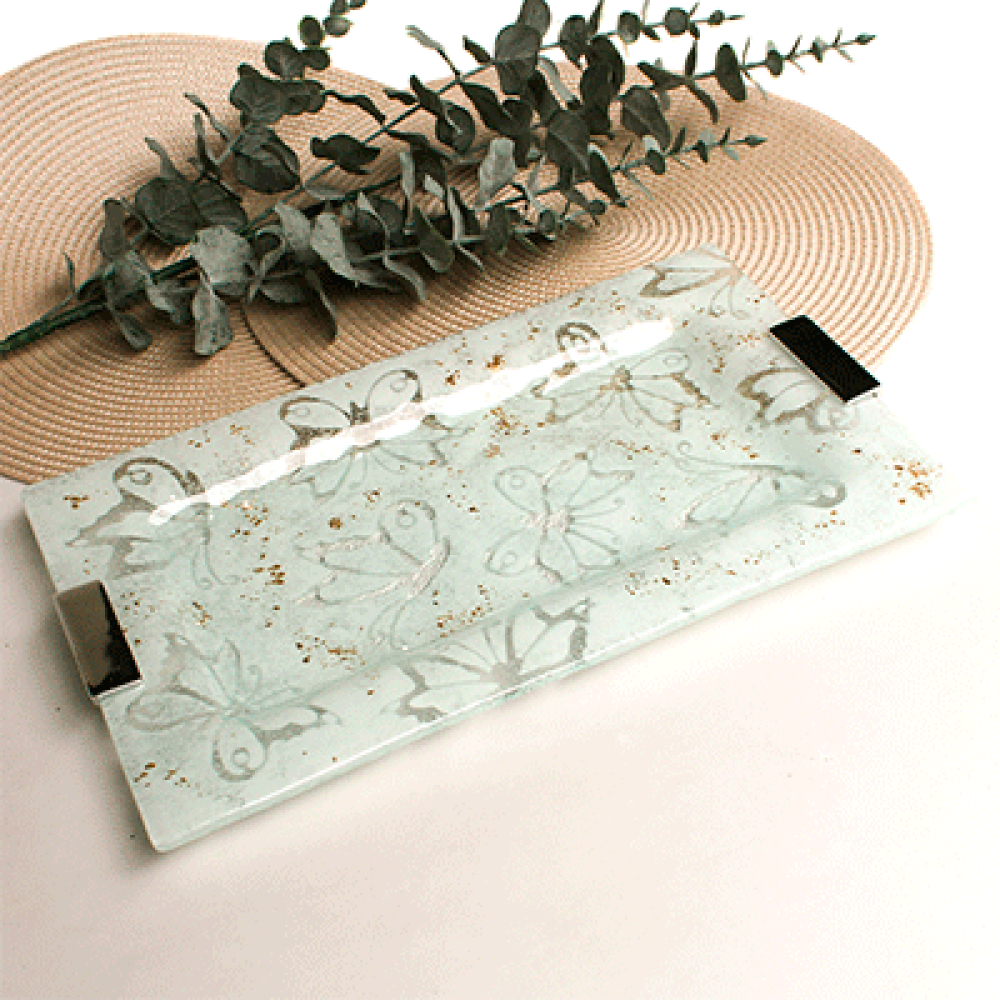 Serving platter mariposas