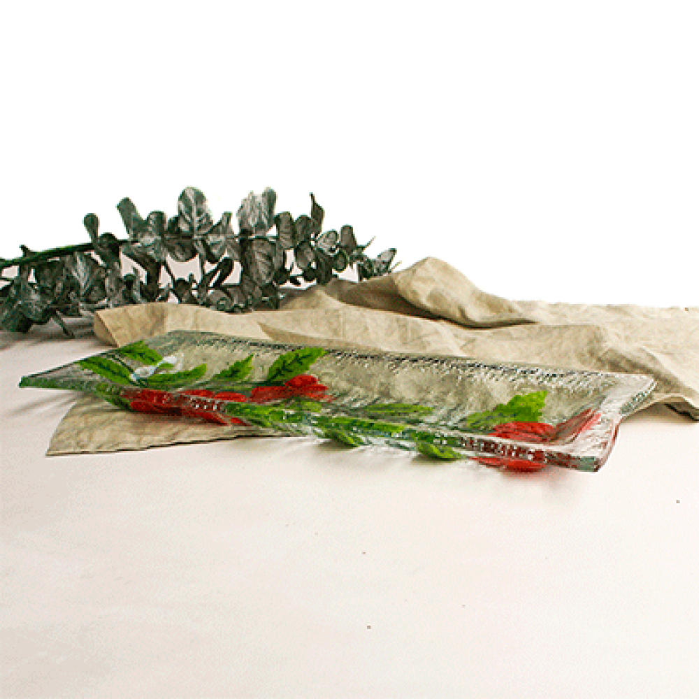serving platter bambu cucardas