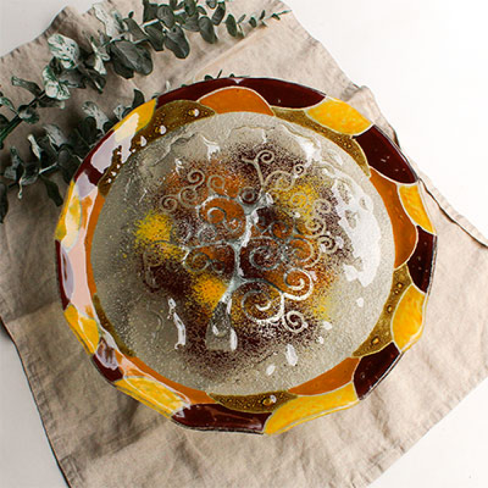 arbol de la vida brown cake holder