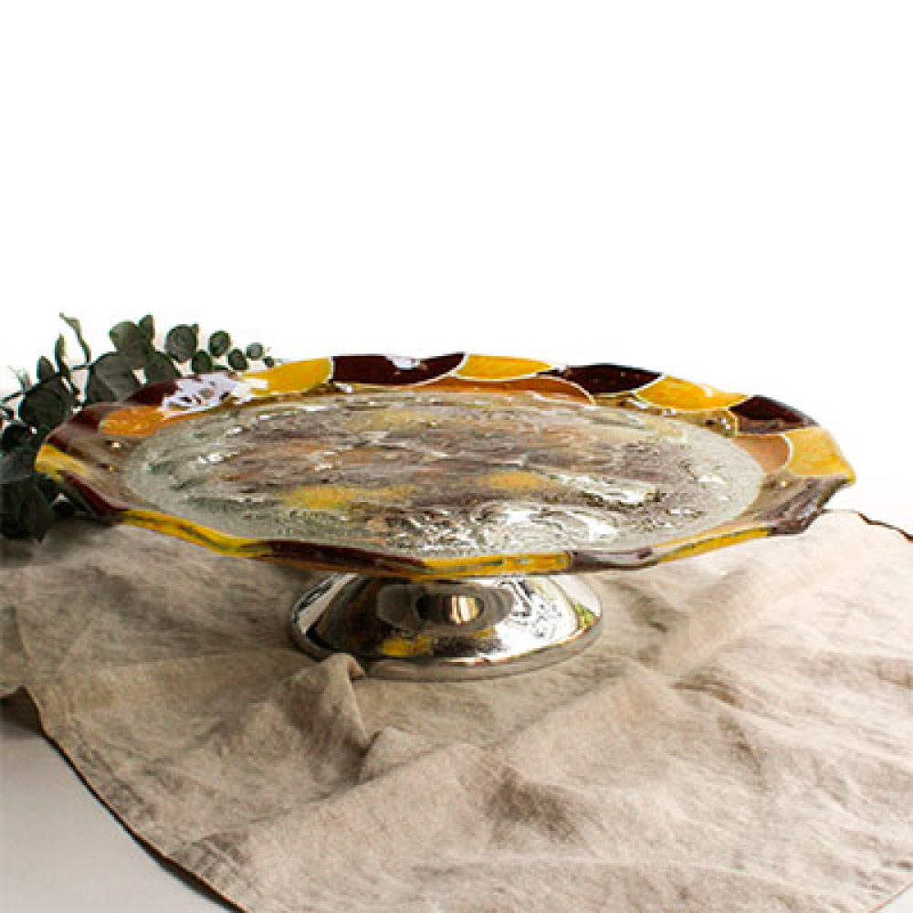 arbol de la vida brown cake holder