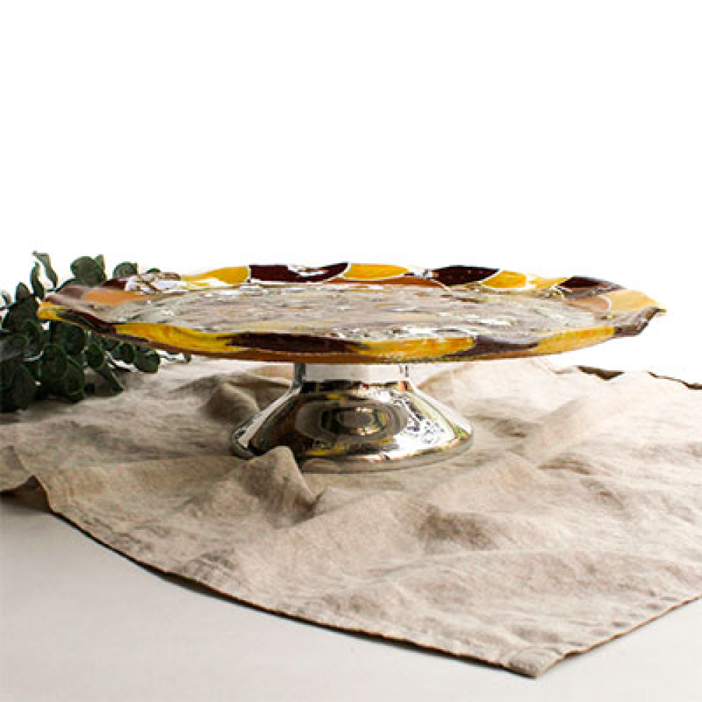 arbol de la vida brown cake holder