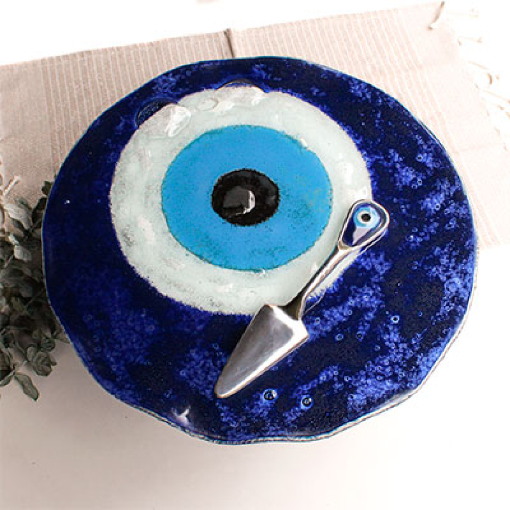 ojo turco azul cake holder