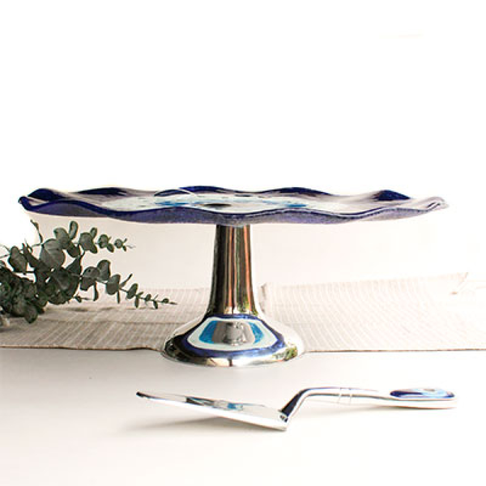 ojo turco azul cake holder