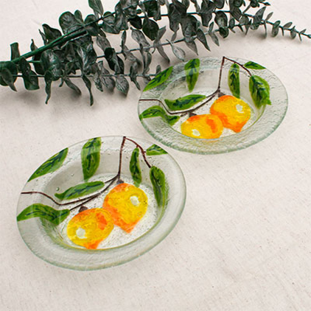 set x 4 small bowls limones