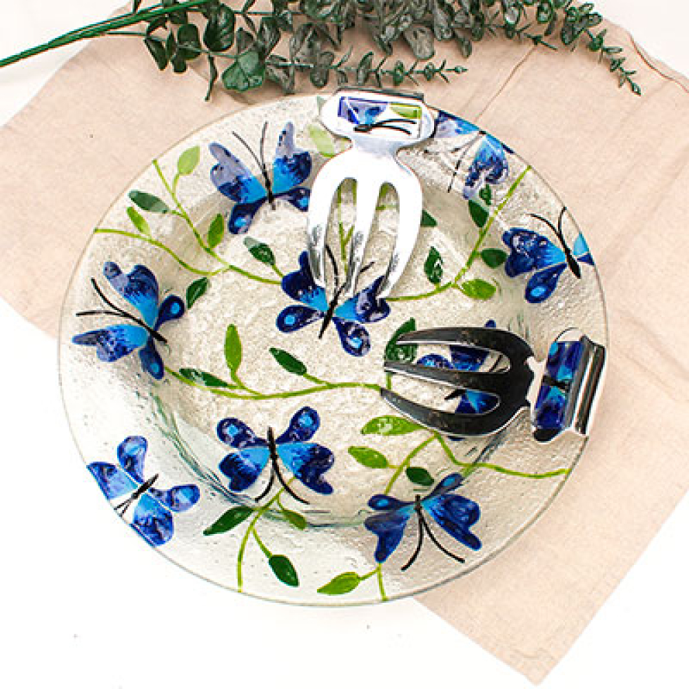tinirur salad bowl mariposa azul