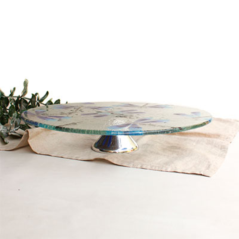 Lib&eacute;lula azul cake holder