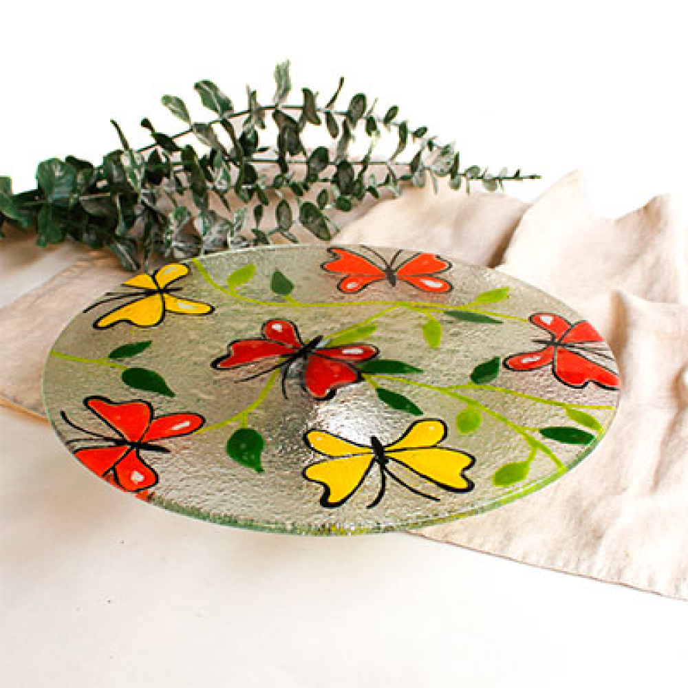 mariposa multicolor cake holder