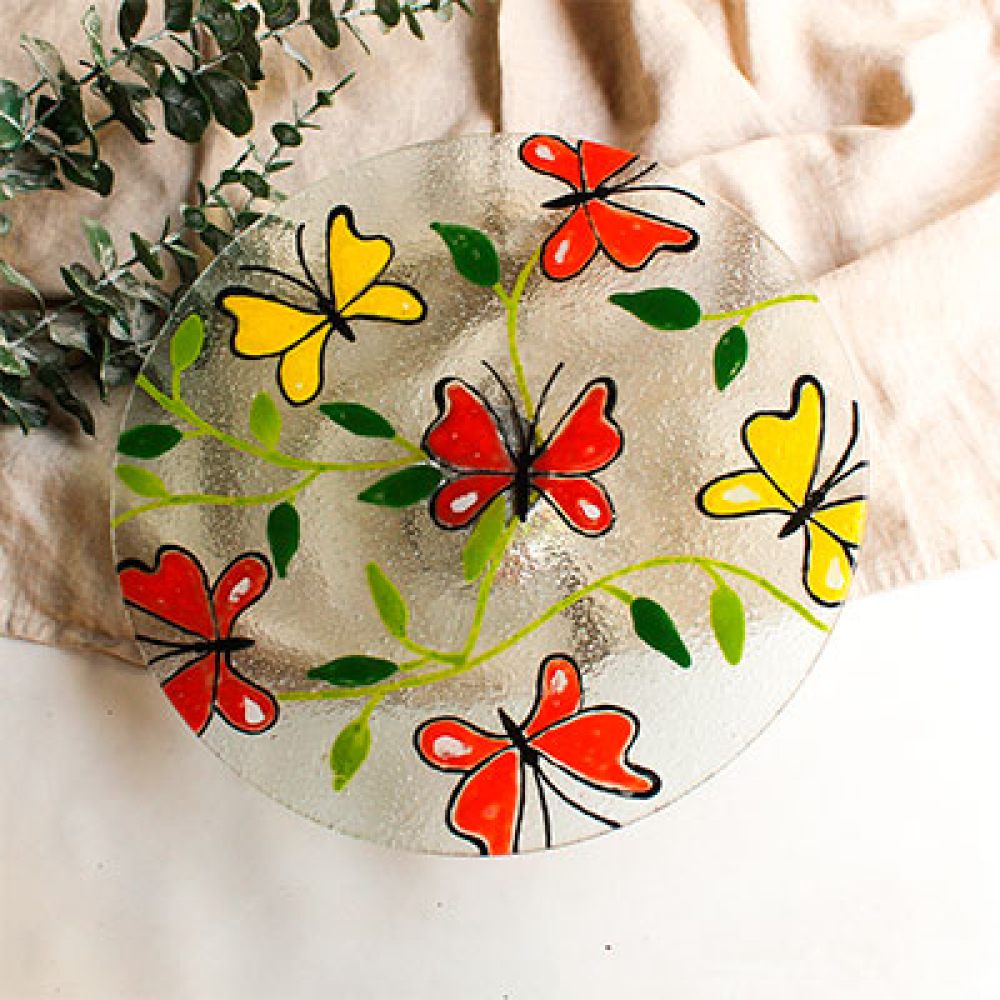 mariposa multicolor cake holder