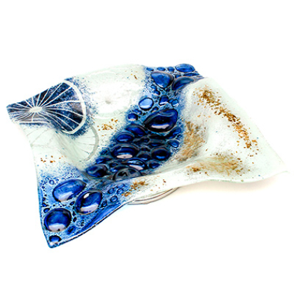 Pañuelon burbuja azul